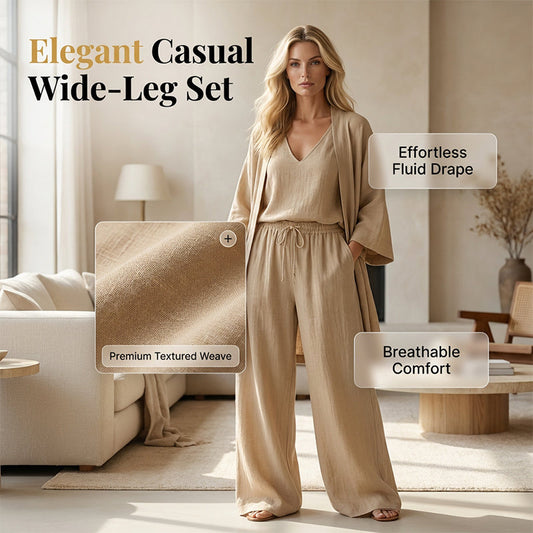 Relaxed Wide-Leg Lounge Set